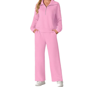 Conjunto Deportivo al por Mayor 2026, Nueva Llegada, Conjuntos Deportivos con Logotipo Personalizado, Conjuntos Deportivos Casuales de Spandex para Mujer - Product Image 3