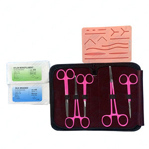 Medical Silicone Skin Suture <b>Pad</b> Training Kit Manual Power Source Medic Instrument Student <b>Nursing</b> Practice Surgical Training - Product Image 1