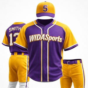 Uniforme de Béisbol Personalizado de Alta Calidad, Conjunto de Camiseta y Pantalones, Sublimado, Kit de Béisbol para Equipo, Ropa Deportiva Transpirable - Product Image 1