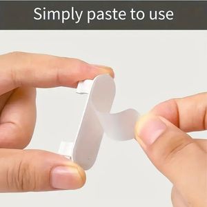 20 Pezzi Clip Adesivi Trasparenti per Gestione Cavi, Organizzatori per TV, PC, Ethernet, per Casa, Ufficio e Organizzazione Scrivania - Product Image 6