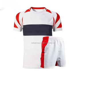 Maillots de rugby vintage sur mesure de haute qualité, respirants, légers, à manches courtes, tenues de football originales d'un fabricant fiable - Product Image 4