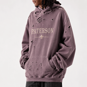 Wholesale Custom Logo men's heavyweight pullover hoodie in heavyweight cotton hoodie for private label men's hoodie - Product Image 6