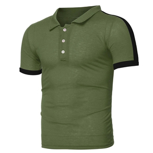 Conjunto Deportivo Casual de Dos Piezas para Hombre, Camiseta Polo Personalizada y Pantalones Cortos de Manga Corta, Talla Grande, Transpirable y Térmico para Verano - Product Image 3