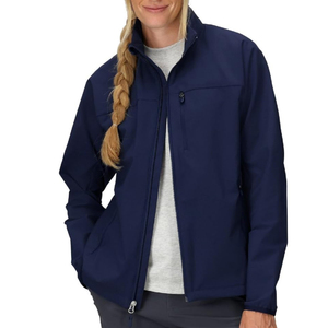 Chaquetas Softshell para Mujer con Cuello Alto y Cremallera Frontal, Personalizadas con Logotipo, Ligeras - Product Image 3
