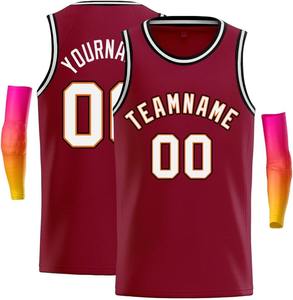 Maillots de basket personnalisés pour équipes |   Séchage rapide |   Conception professionnelle |   Maillot de basket-ball pour collège et lycée, fournisseur Alibaba - Product Image 2