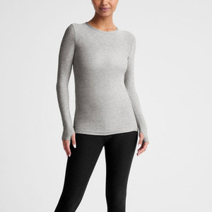 Camiseta Deportiva de Compresión para Mujer, de Poliéster, Transpirable, de Secado Rápido, con Tecnología de Absorción de Sudor, Elástica en 4 Direcciones, Ligera y Cómoda - Product Image 6