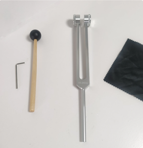 Diapason lesté 93,96 Hz avec poignée allongée, 12ème harmonique de la résonance de Schumann, facile à tenir… - Product Image 2