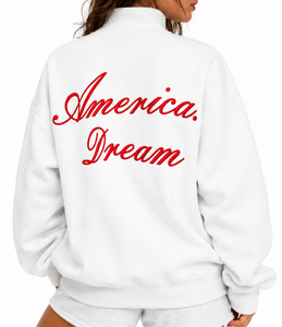Sudadera Universitaria Griega Personalizada Unisex Oversize con Cuello Alto de Algodón Polar para Invierno con Parche de Chenilla al por Mayor - Product Image 3