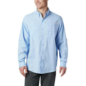 Camisa de Pesca para Hombre con Mangas Convertibles, Protección Solar UPF 50+, Malla Transpirable, Botones, Bolsillo con Cremallera, para Senderismo, Viajes y Camping - Product Image 1