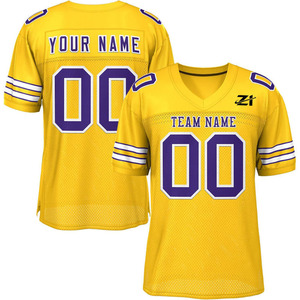 Venta al por Mayor de Camisetas de Fútbol Americano de Poliéster con el Último Diseño, Camisetas de Fútbol Americano Totalmente Personalizadas - Product Image 4