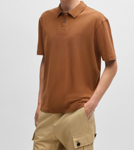 Polo homme personnalisé avec logo couleur, style parfait, respirant, confortable, très vendu, prix raisonnable. - Product Image 2