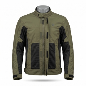 Men’s Cordura Motorcycle <b>Jacket</b> – Breathable Perforated Riding <b>Jacket</b>, Durable Protective <b>Biker</b> Gear-FACTORY RATE HIKE IMPEX - Product Image 4