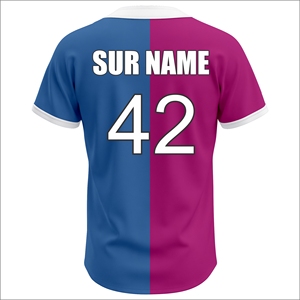 Custom Made Baseball Jersey OEM Supplier Breathable Quick Dry Team Uniform Half Front Autumn Summer Lightweight Sportswear Bulk - Product Image 3