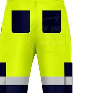 Performance Safety Jogger Pant ANSI Class 2 Waterproof <b>LED</b> Flash Logo Secure Pocket Design for Mechanics Technicians High - Product Image 4