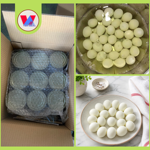 Huevos de Codorniz Enlatados en Salmuera de Alta Calidad, Sostenibles, 425g, Huevos de Codorniz Pelados en Lata, Listos para Comer, para Hotpot, Sopa, Baozi, Ramen - Product Image 2