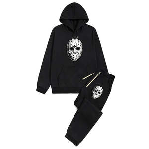 Conjunto Deportivo para Hombre, Sudadera con Capucha y Pantalones Jogger, Diseño Sólido en Colores Personalizados, Ecológico, Transpirable, Corte Ajustado - Product Image 1