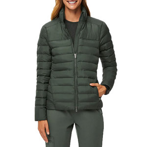 <b>Women</b> Hooded Puffer <b>Jacket</b> Winter Warm Quilted Coat <b>Lightweight</b> Insulated Outerwear Custom OEM ODM Wholesale Factory - Product Image 1