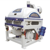 BAILONG TQSF120x2 Machine à éliminer les pierres du riz à double étage, séparateur de pierres par gravité spécifique, 7000-9000 Kg/h, 0.37*2 kW pour usage commercial
