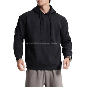 Vente en gros de sweats à capuche unisexes en tissu uni, grande taille, style streetwear, imprimés, taille plus, pour hommes, 2026 - Product Image 1