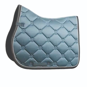 Almohadilla para Silla de Montar de Doma Clásica, Color Turquesa, Acolchada, Forro de Poliéster, para Entrenamiento, con Correa de Mano Incluida - Product Image 1