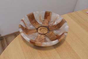 Bol à salade jetable en résine de style américain de haute qualité, fait main, poli miroir, compatible lave-vaisselle, écologique, pour soupes, nouilles et riz - Product Image 5