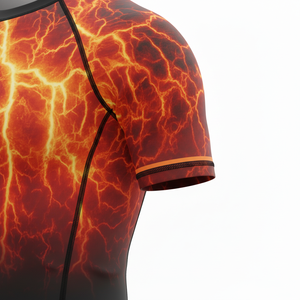 Premium sublimated rash guard <b>shirt</b> for men women kids MMA BJJ jiu jitsu no gi training durable compression wholesale swimwear - Product Image 5