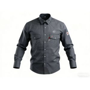 Camisas de Soldadura FR Modelo FRC3916, Ropa de Seguridad Ignífuga con Protección Contra Arco Eléctrico NFPA2112, con Botones de Perla de 6.5 oz, Diseño a Cuadros - Product Image 4