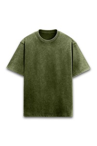 Camiseta de algodón de manga corta para hombre con logo personalizado, corte holgado oversize, lavado vintage, bordado, ecológica, bajo MOQ - Product Image 6