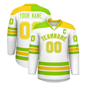 Jersey de Hockey sobre Hielo Deportivo Personalizado de Alta Calidad, Nuevo Diseño, Equipamiento de Entrenamiento para Adultos, Jersey de Hockey sobre Hielo Cómodo - Product Image 2