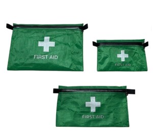 Trousse de premiers secours portable, légère et durable, en polyester Oxford vert, avec fermeture éclair, sac médical pour les voyages, la voiture et l'extérieur - Product Image 1