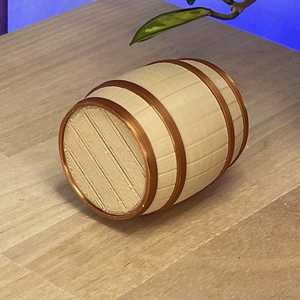 2026 Hot Selling Product Wooden Wine Storage Barrel With Brass Bands And <b>Tap</b> On Stand Classic Style Durable And Ancient Style UO - Product Image 4