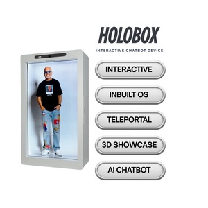 Écran interactif Holobox 3D durable de 98 pouces avec une imagerie cristalline et une construction robuste, prend en charge la visioconférence - Product Image 2