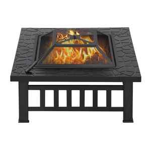 Table de foyer extérieur moderne Skies Trader au gaz naturel avec écran anti-étincelles, chauffage 10000-14999 BTU pour barbecue de jardin - Product Image 1