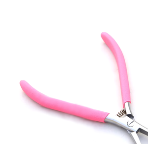 Pro <b>Bead</b> Stainless Steel Pliers Custom Logo Micro Keratin Hair <b>Extensions</b> Repair Capsule Forming Pliers Customized Packing - Product Image 6