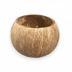 Tazón de Cáscara de Coco Natural con Exterior Rústico, Ecológico y Biodegradable, para Servir Ensaladas, Smoothies, Cereales, Frutas y Postres, al por Mayor - Product Image 1