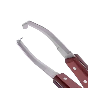 Couteau à sabots vétérinaire professionnel avec manche en bois pour chevaux, moutons, chèvres, couteau à sabots durable pour animaux, facile à utiliser - Product Image 4
