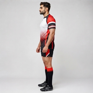 Uniforme de rugby personnalisé pour équipe, tissu polyester premium, panneaux respirants, contrôle de l'humidité, construction légère, sublimation - Product Image 4