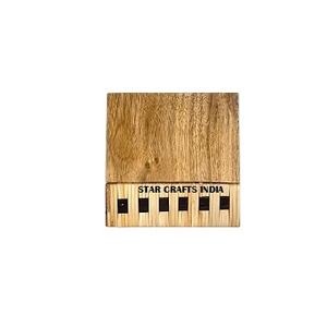 Dessous de verre carrés en osier Napperons tissés à la main en rotin de haute qualité Nouveau bois et osier tissé sous-verre également sous-verre pour boisson - Product Image 1