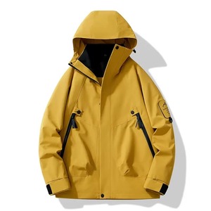 Men Waterproof Jackets Women Climbing Hiking <b>Camping</b> Trekking Jacket <b>Windbreaker</b> Unisex Outdoor Zipper Closure and Sleeve Logo - Product Image 2