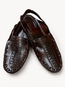 Sandalias Kolhapuri para Hombre, de Cuero Genuino, Punta Cerrada, Color Marrón Sólido, para Todas las Temporadas, Calzado Casual de Alta Calidad y a la Moda - Product Image 2