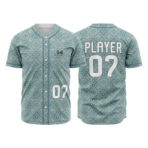 เสื้อเจอร์ซีย์ผู้ชายแบบสั่งทำพิเศษ สีแดงเลือดหมู ลายทาง พิมพ์ลายแบบซับลิเมชั่น คอกลม แขนสั้น ระบายเหงื่อได้ดี สำหรับทีมซอฟต์บอล - Product Image 6