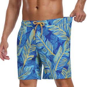 Shorts de bain pour homme personnalisés, écologiques, avec doublure de compression 2 en 1, séchage rapide, poches zippées, style streetwear - Product Image 4