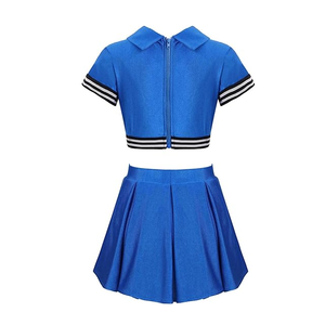 Tenue de cheerleading pour filles Smart Fit avec logo personnalisé pour les cérémonies et spectacles scolaires - Product Image 1