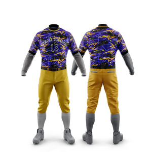 Conjunto de Uniforme de Béisbol Clásico, Jersey y Pantalones Sublimados Premium, Ropa Deportiva Personalizada para Equipos, Fabricación OEM - Product Image 4