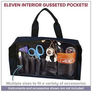Waterproof Oxford Medical Travel Bag High Capacity Clinical <b>Briefcase</b> with Reinforced Handles for Daily Rounds - Product Image 5