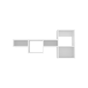 Wallshe 47 \ "ampio scaffale cubo modulare 7 livelli mensola a muro bianco per soggiorno camera da letto casa ufficio - Product Image 4
