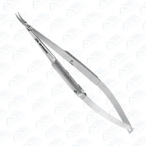 Barraquer ที่ใส่เข็มโค้งพร้อมล็อคไมโคร barraquer เครื่องมือแพทย์ที่วางเข็มขนาดเล็กเครื่องมือผ่าตัด - Product Image 4