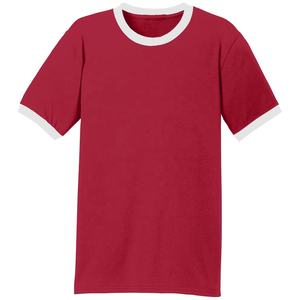 T-shirt blanc à col rond pour homme de style universitaire - Product Image 3