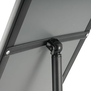 Espositore per Poster Resistente 8,5 x 11 Pollici, Regolabile Verticale e Orizzontale, Supporto da Terra per Pubblicità - Product Image 4