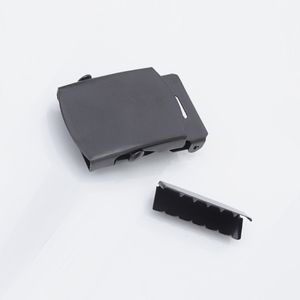 Hebillas de cinturón informales de acero con logotipo grabado personalizado al por mayor más vendidas - Product Image 3